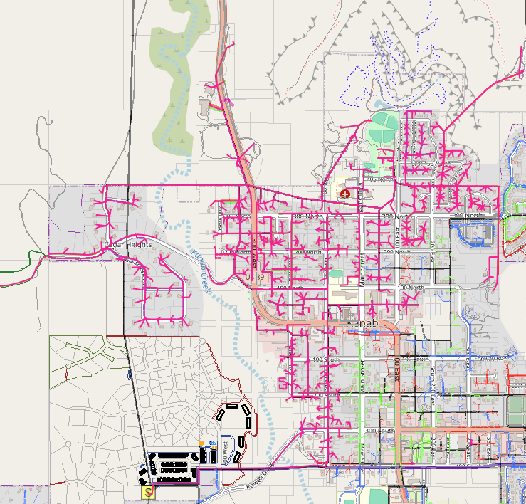 kanab map